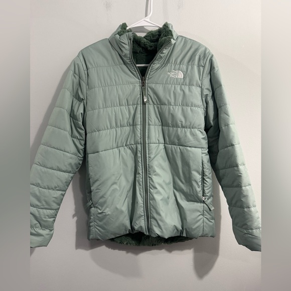 The North Face Girls Reversible Mossbud Swirl Jacket Size  XL - Picture 3 of 5